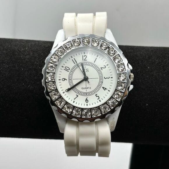 Silver & White Men’s Watch - Picture 1 of 3
